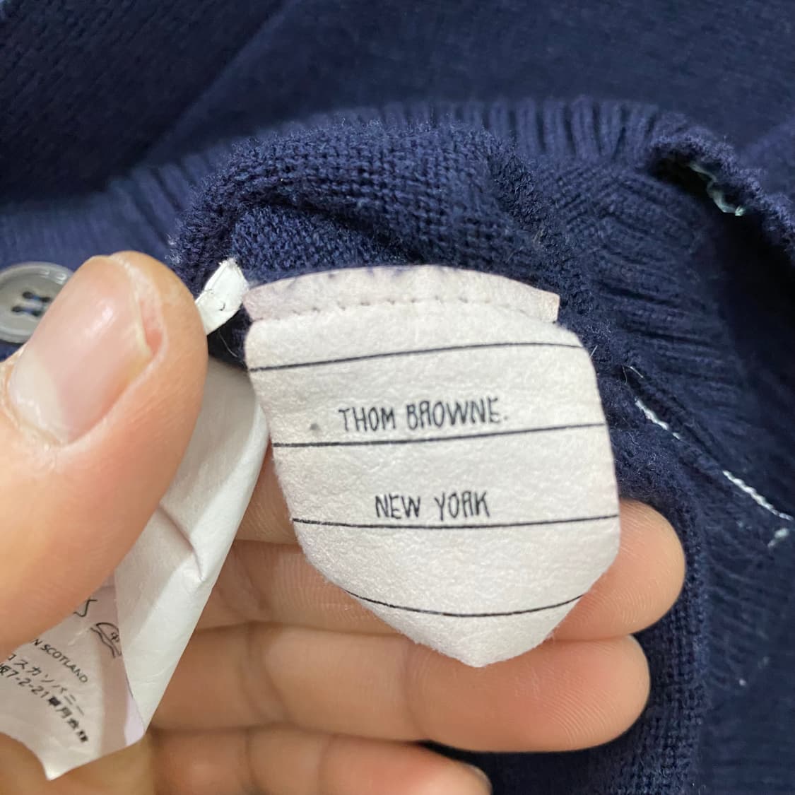 여성용 톰브라운 로고 가디건(S) 상품이미지6