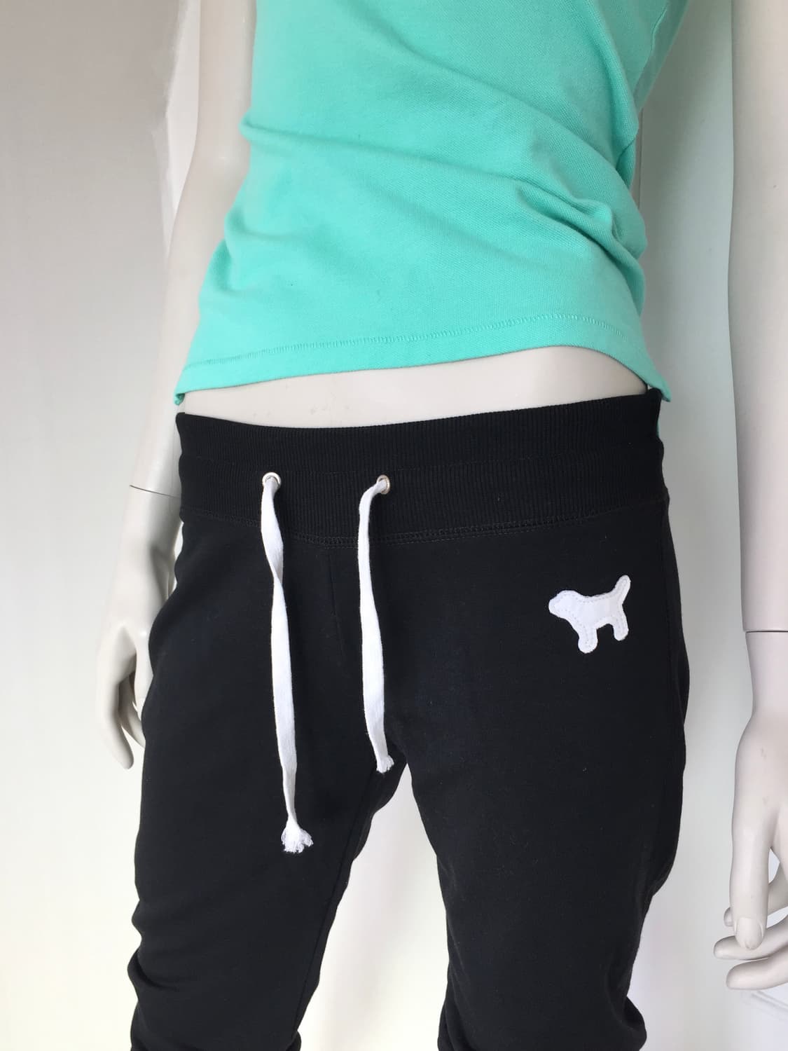 Black Joggers with Pink Lettering Patch 상품이미지5
