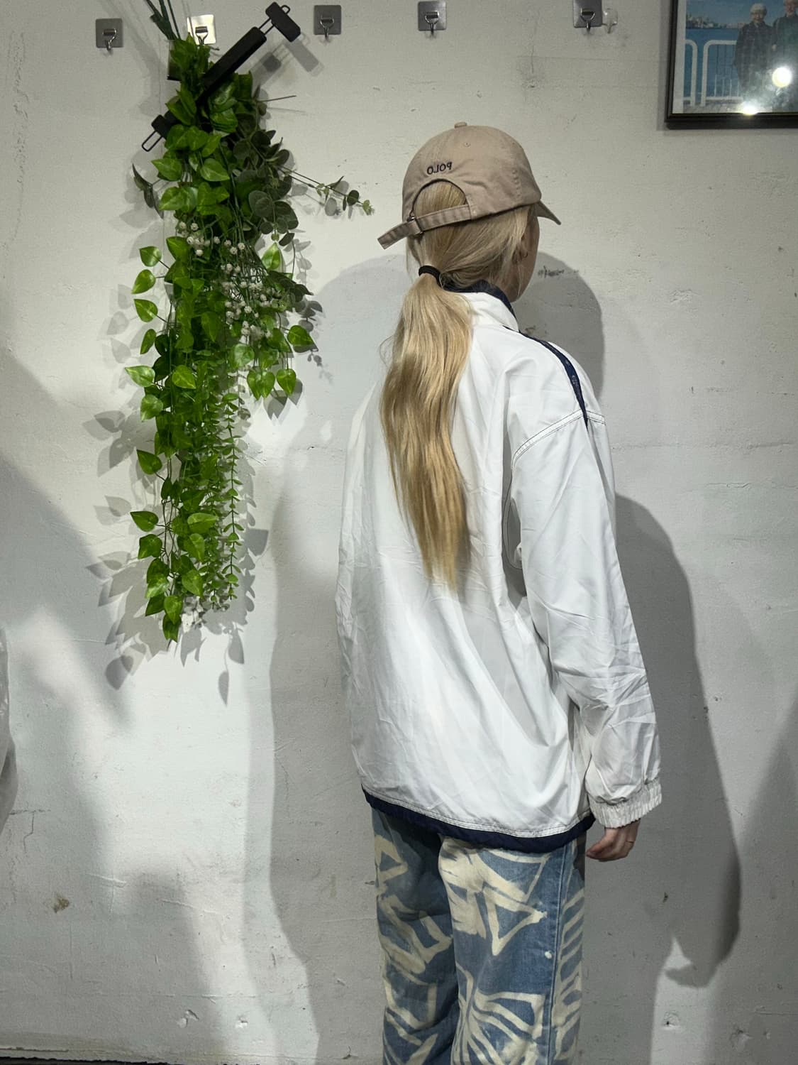 엘레쎄 화이트 블랙 사이드 라인 트랙탑 져지 상품이미지3