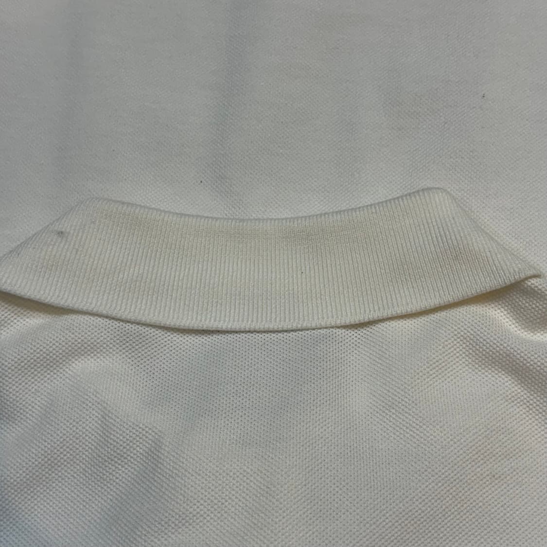 S 폴로랄프로렌 커스텀핏 화이트 카라 반팔 티셔츠  상품이미지5