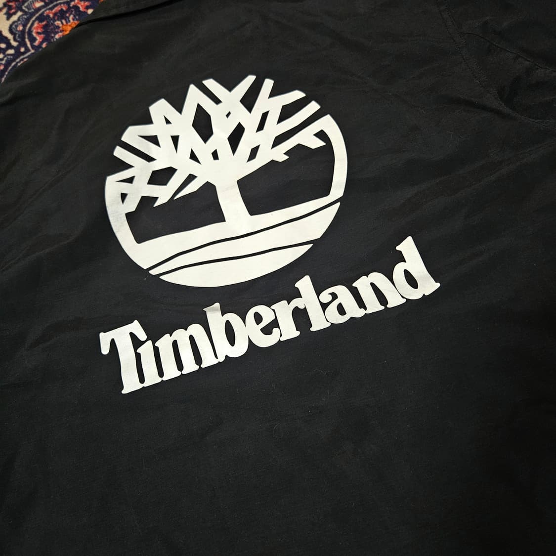 팀버랜드 빅로고 기모 나일론 자켓 L size 상품이미지3