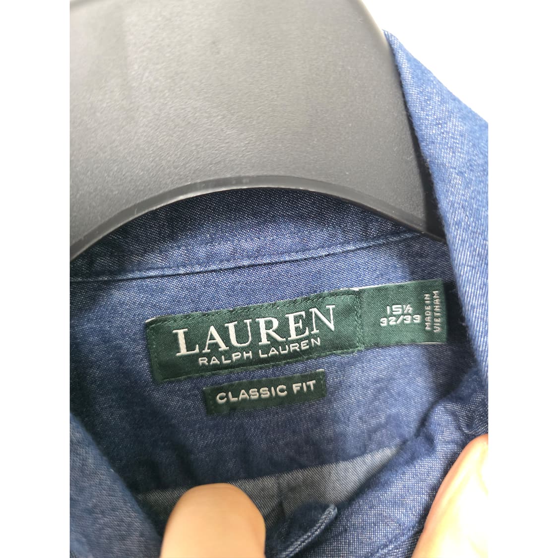 택포) 폴로랄프로렌 데님 셔츠 청남방 L 상품이미지2