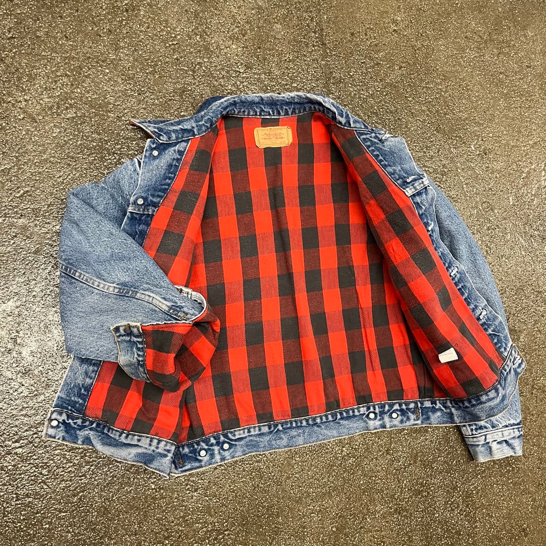 80s USA Levis 데님 트러커 자켓 (100) 상품이미지3