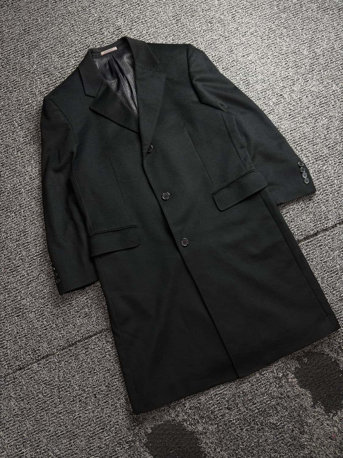 90s 지방시 아카이브 캐시미어 발마칸 코트 3747 상품이미지1