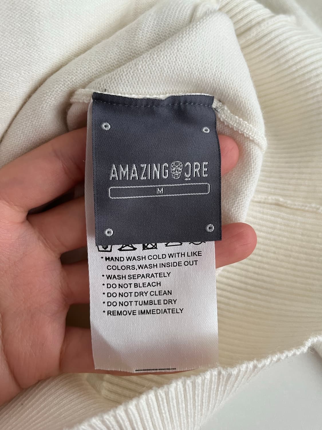 M) 어메이징크리 여성 투웨이 니트집업 아이보리 상품이미지6