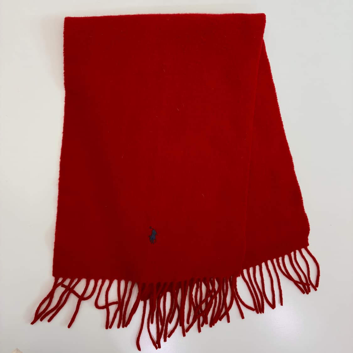 Polo  폴로 랄프로렌 램스울 레드 머플러 상품이미지2