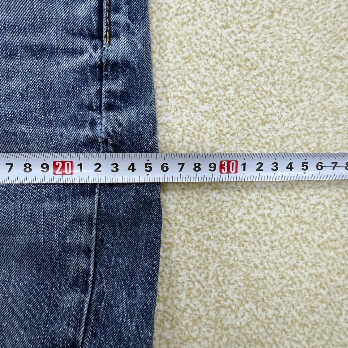 [W30 L32] 리바이스 511 데미지 데님팬츠 1231T1 상품이미지6