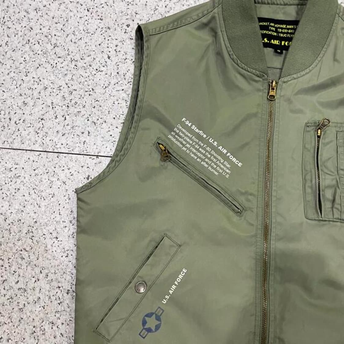 US air force 파일럿 베스트 (M)  상품이미지2