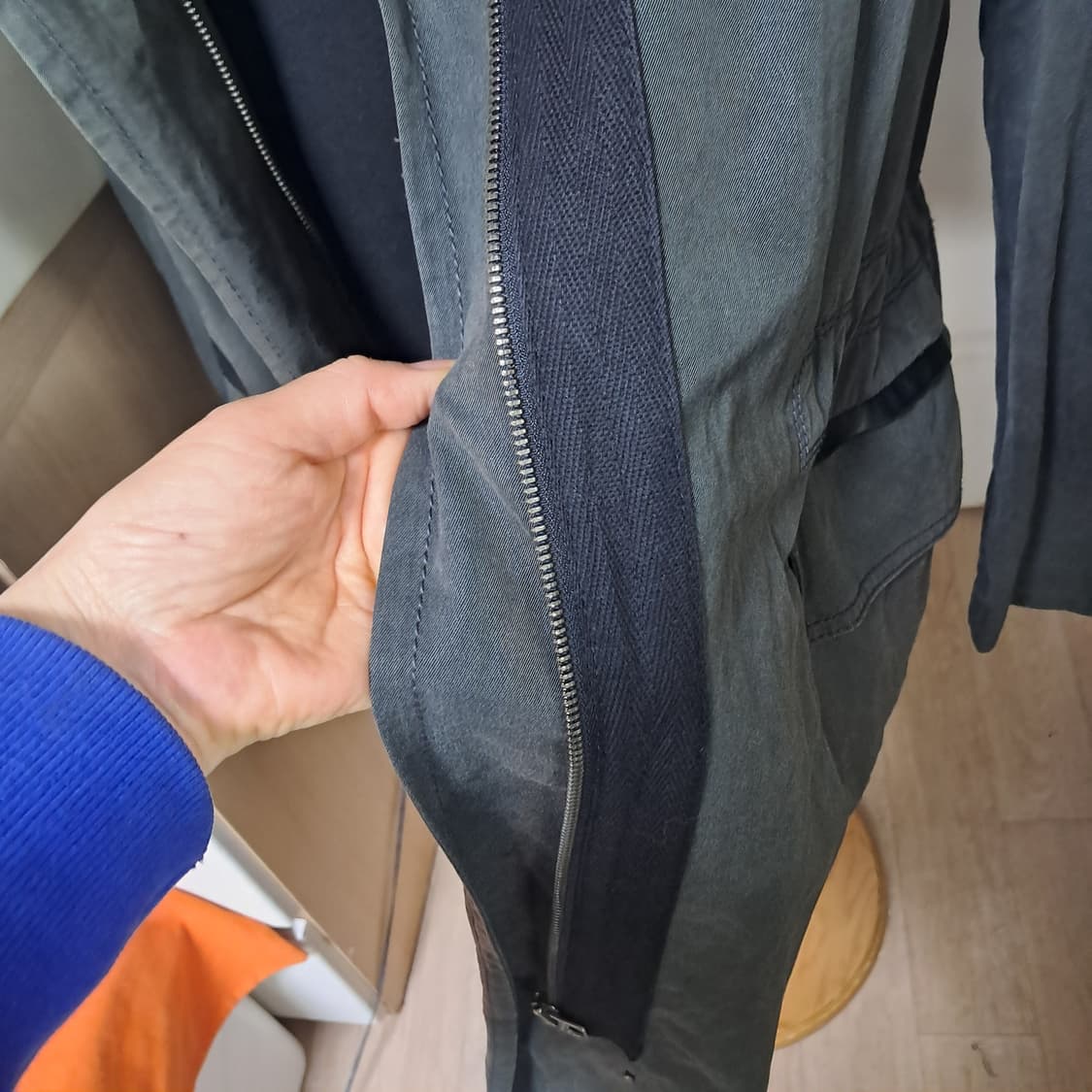 산드로 후드 야상 자켓 코트 S(55~66) 상품이미지7