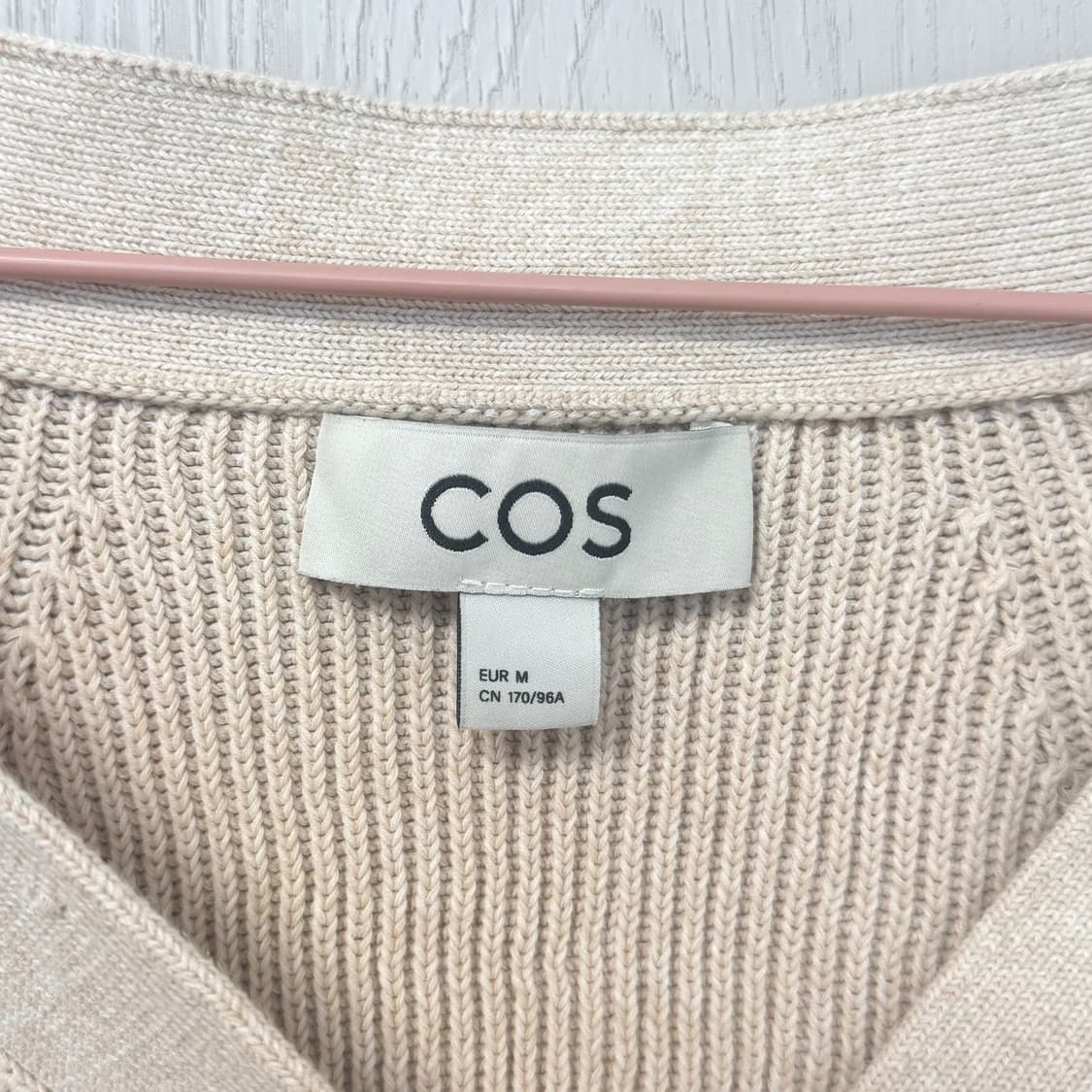 (m) cos 크롭 벌룬 브이넥 가디건 상품이미지4