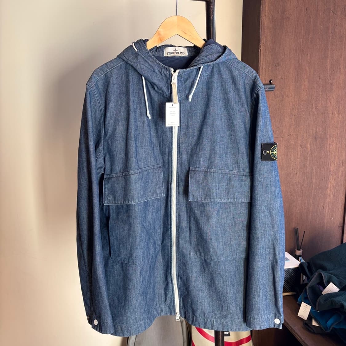 15775 - 스톤아일랜드 와펜 맥 샴브레이 자켓 상품이미지2