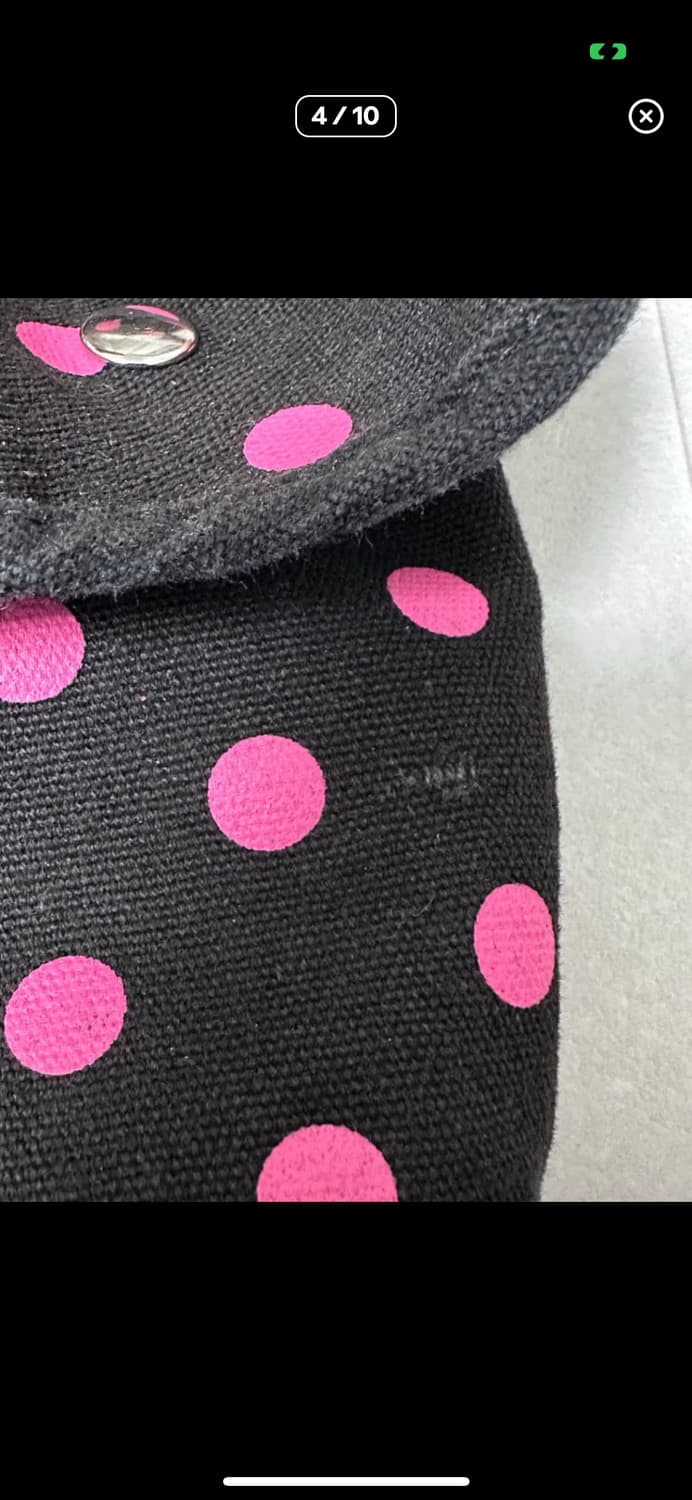 블랙핑크 도트 땡땡이 백팩 가방 상품이미지2