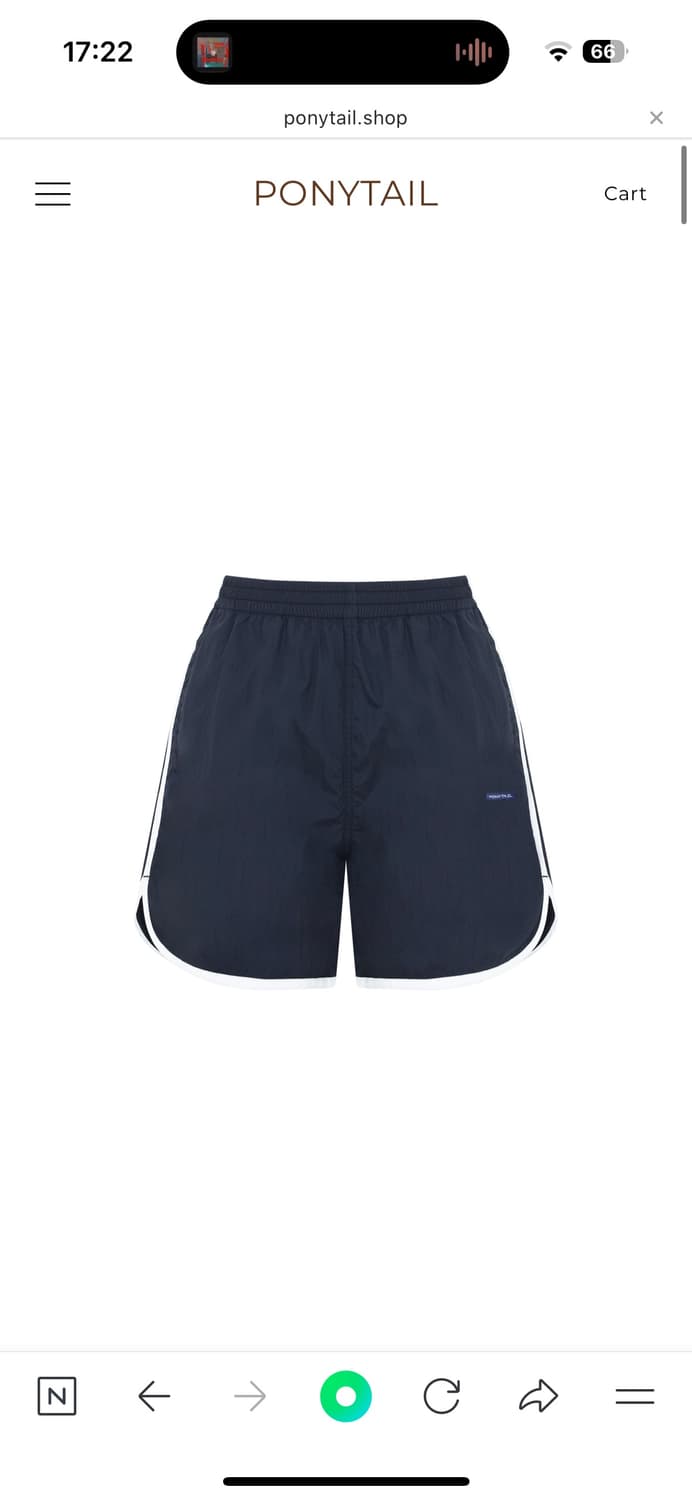 포니테일 나일론 팬츠 상품이미지2