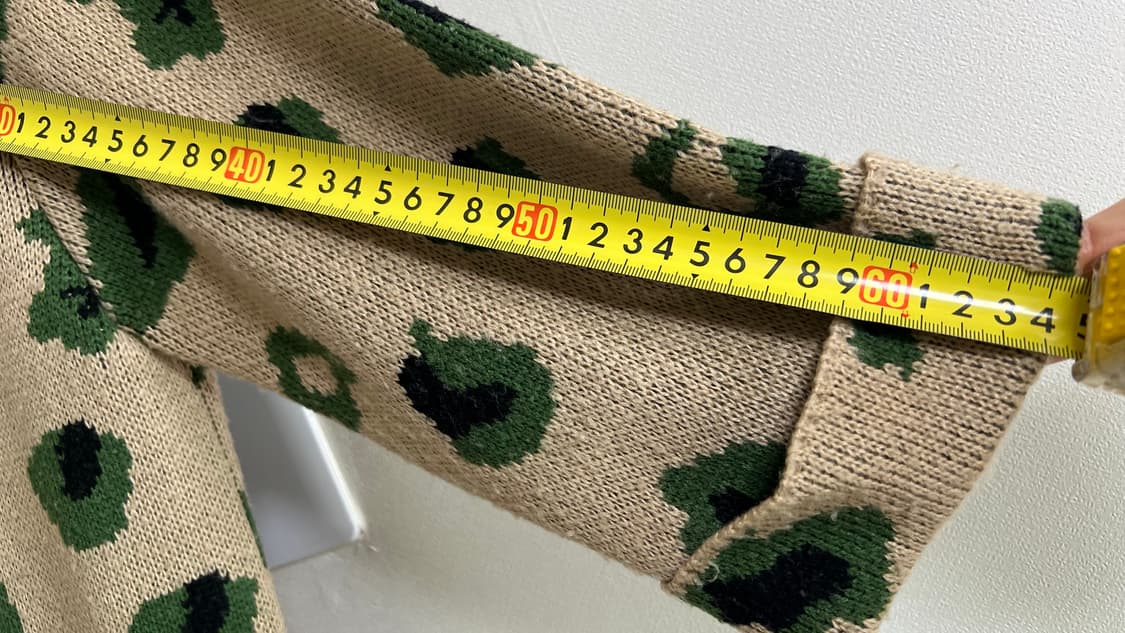 Lozza 레오파드 패턴 니트 코트 55 상품이미지5