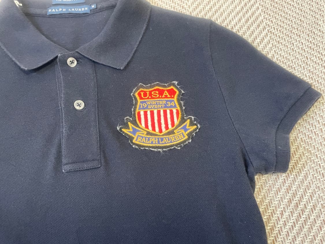 폴로 랄프로렌 성조기 카라반팔티 J03403 상품이미지3