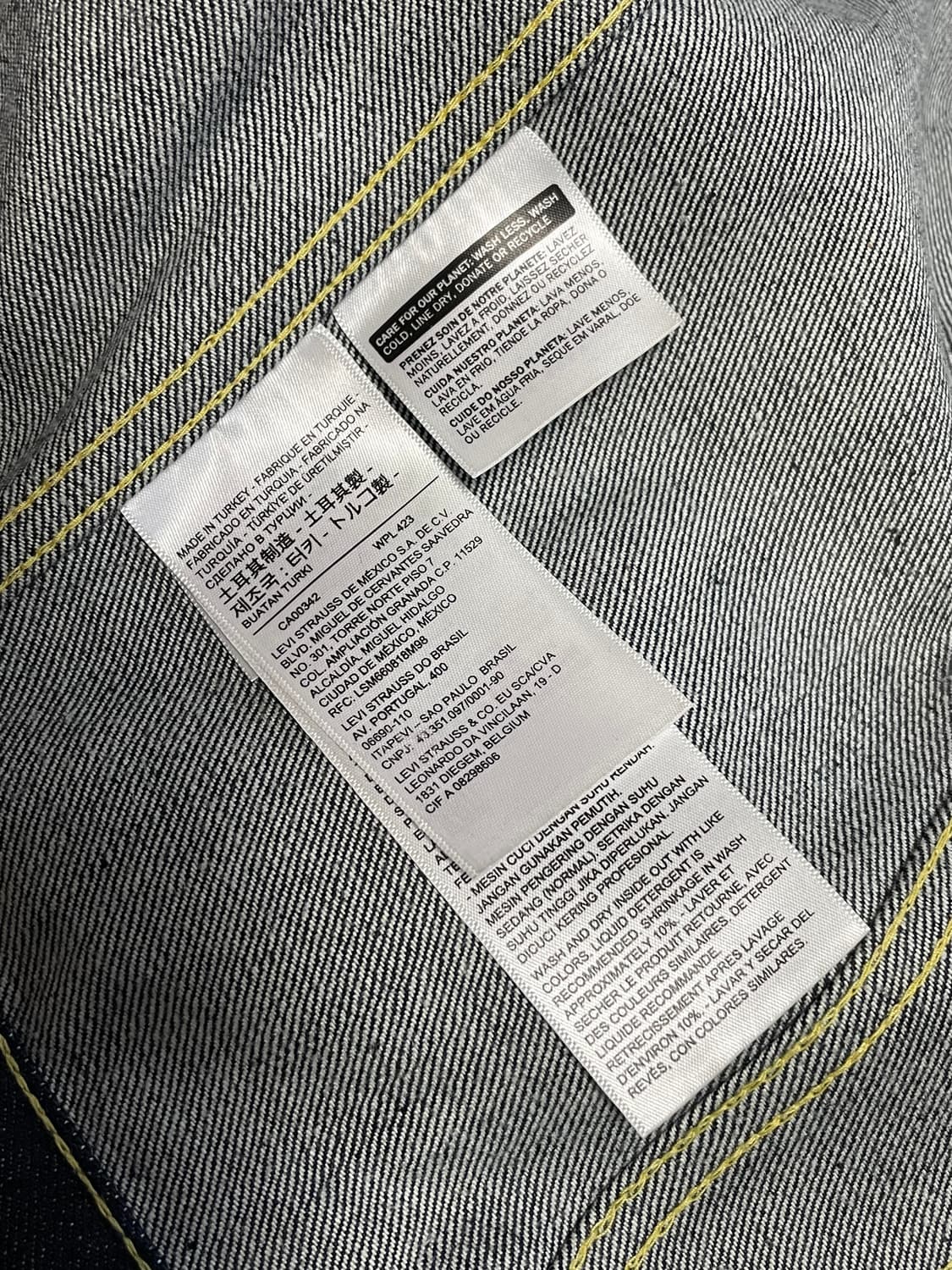 리바이스 LVC 타입3 데님 자켓 상품이미지9