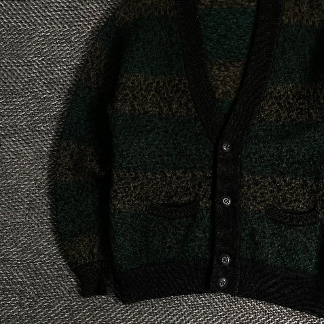 90s 입생로랑 아카이브 패턴 울 가디건y 3343 상품이미지4