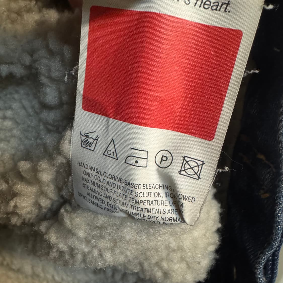 마가진 데님 쉐르파 자켓 상품이미지6