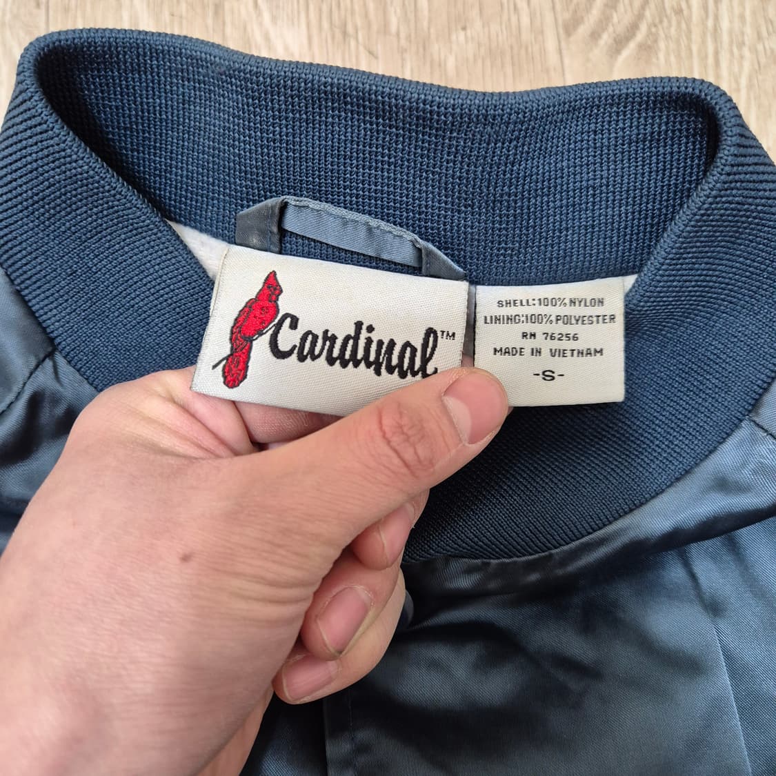 CANDINAL 칸디날 남성 올드스쿨 유광 스타디움 자켓 S(90) 상품이미지5