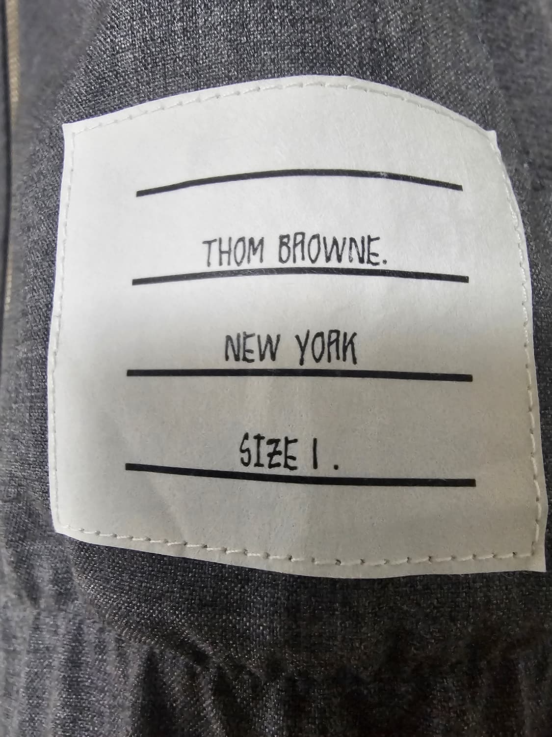 톰브라운 빅 백삼선 울 블루종 점퍼(1/95~100/새상품급) 상품이미지6