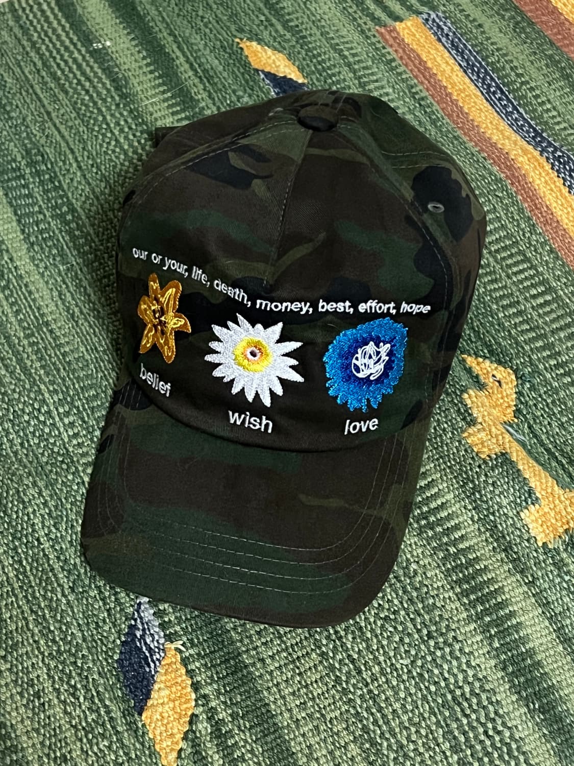 마이딥블루메모리즈 카모 볼캡 Nativity MM cap in camo 상품이미지1
