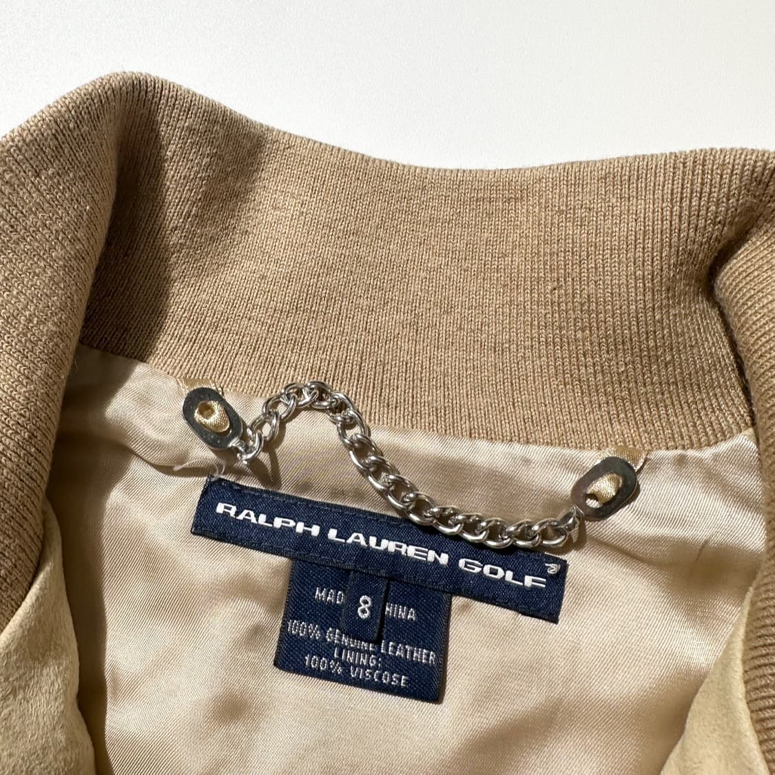 랄프로렌 레더 스웨이드 블루종 자켓 상품이미지6