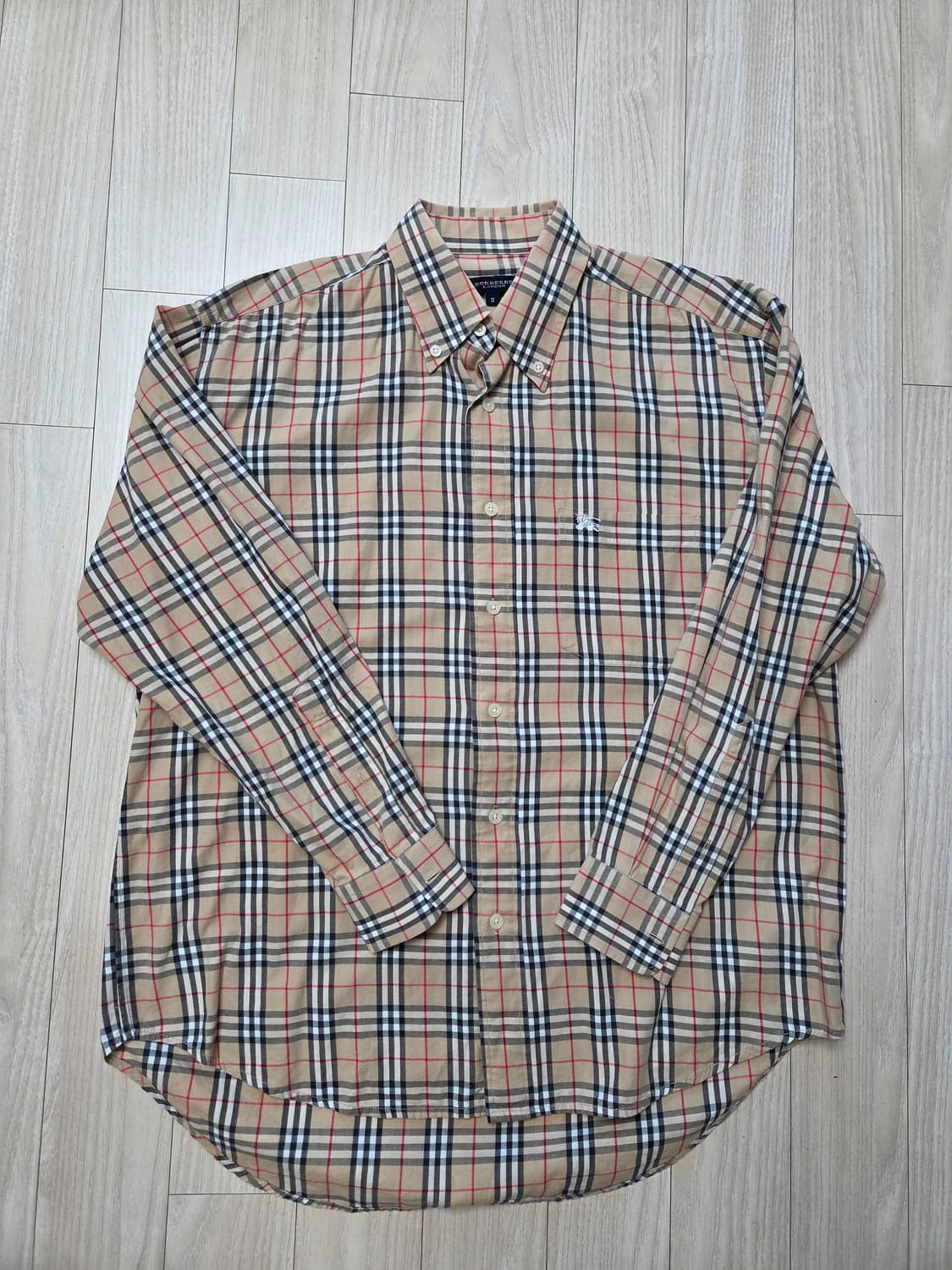 버버리 런던 클래식 노바체크 셔츠 (황금사이즈 S/95-100) 상품이미지3