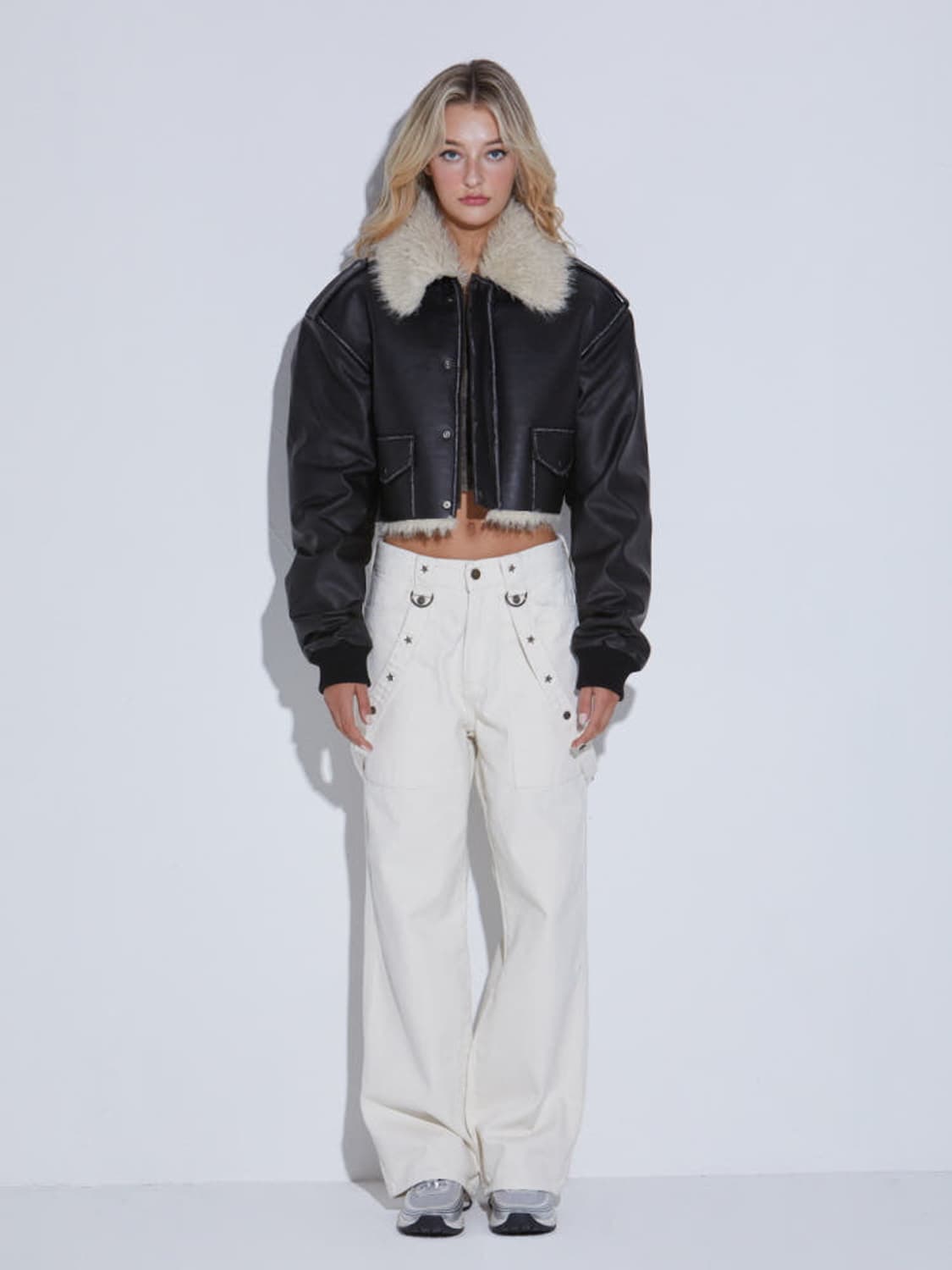 게이트리스 아일렛 카고 팬츠 아이보리 s 상품이미지1