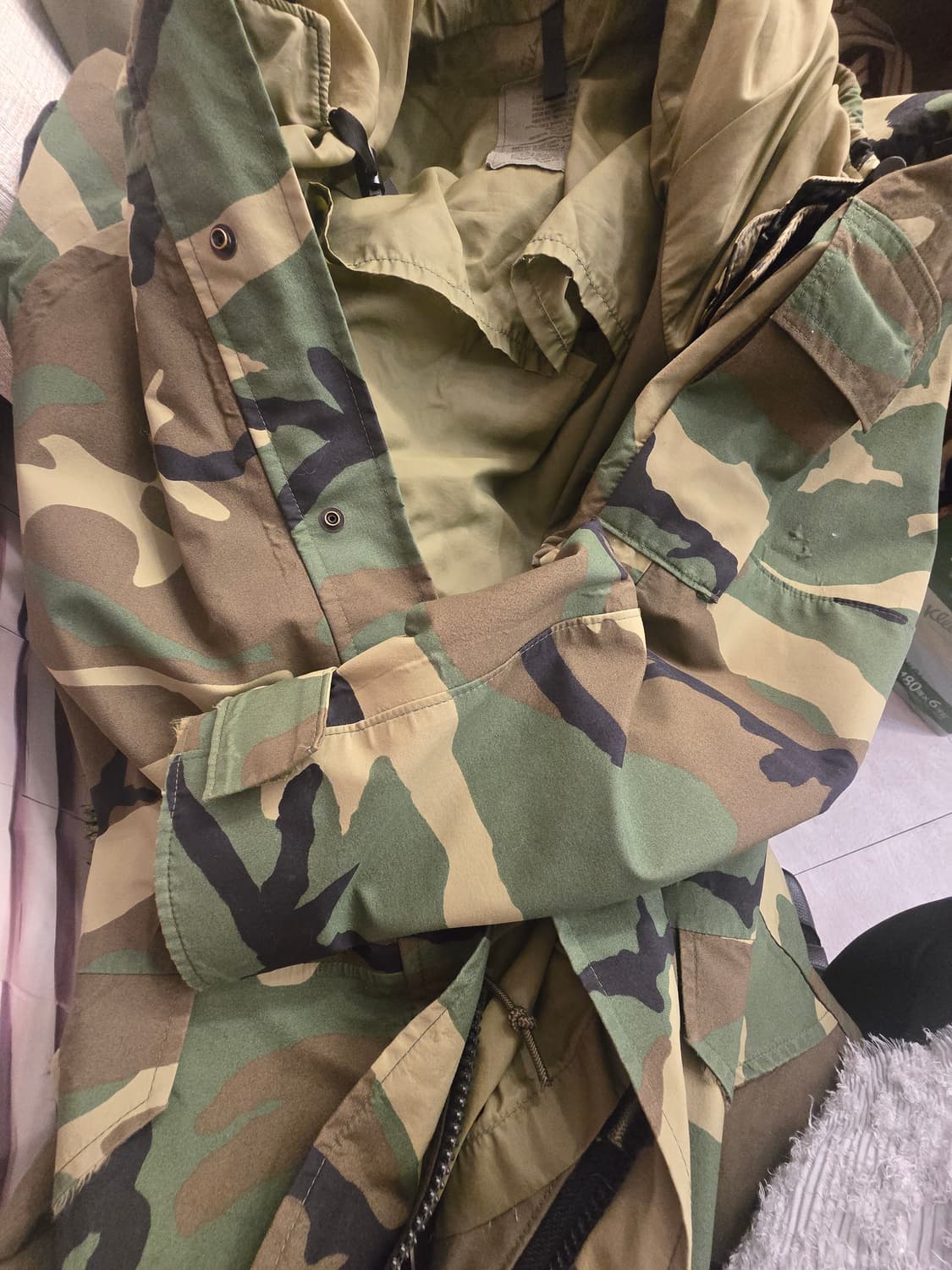 미군 우드랜드 고어텍스 재킷 상품이미지8