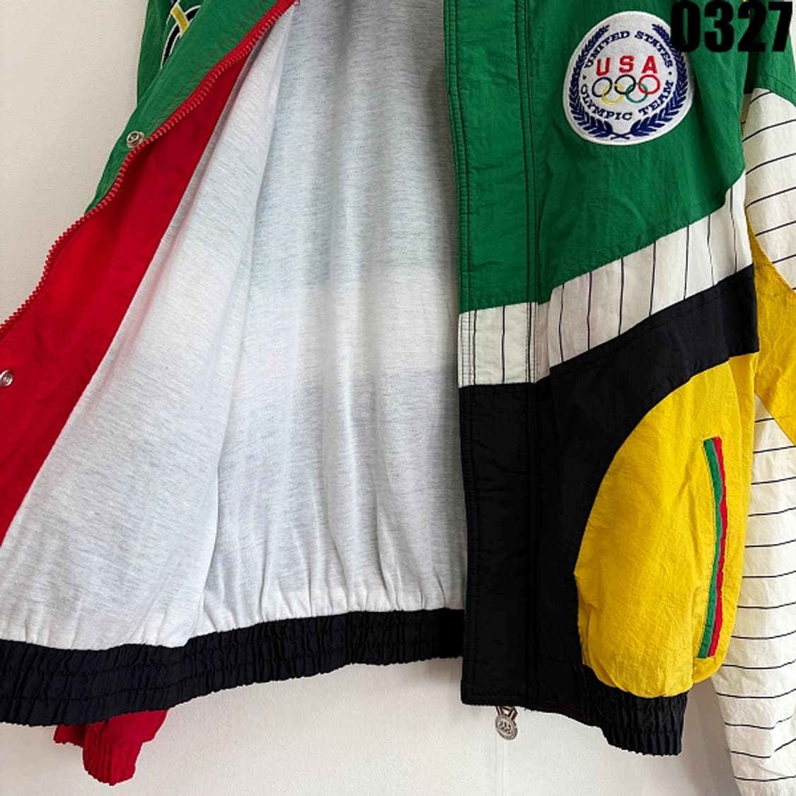 APEX ONE USA 올림픽 공식 라이선스 빈티지 자켓 XL 0327 상품이미지6