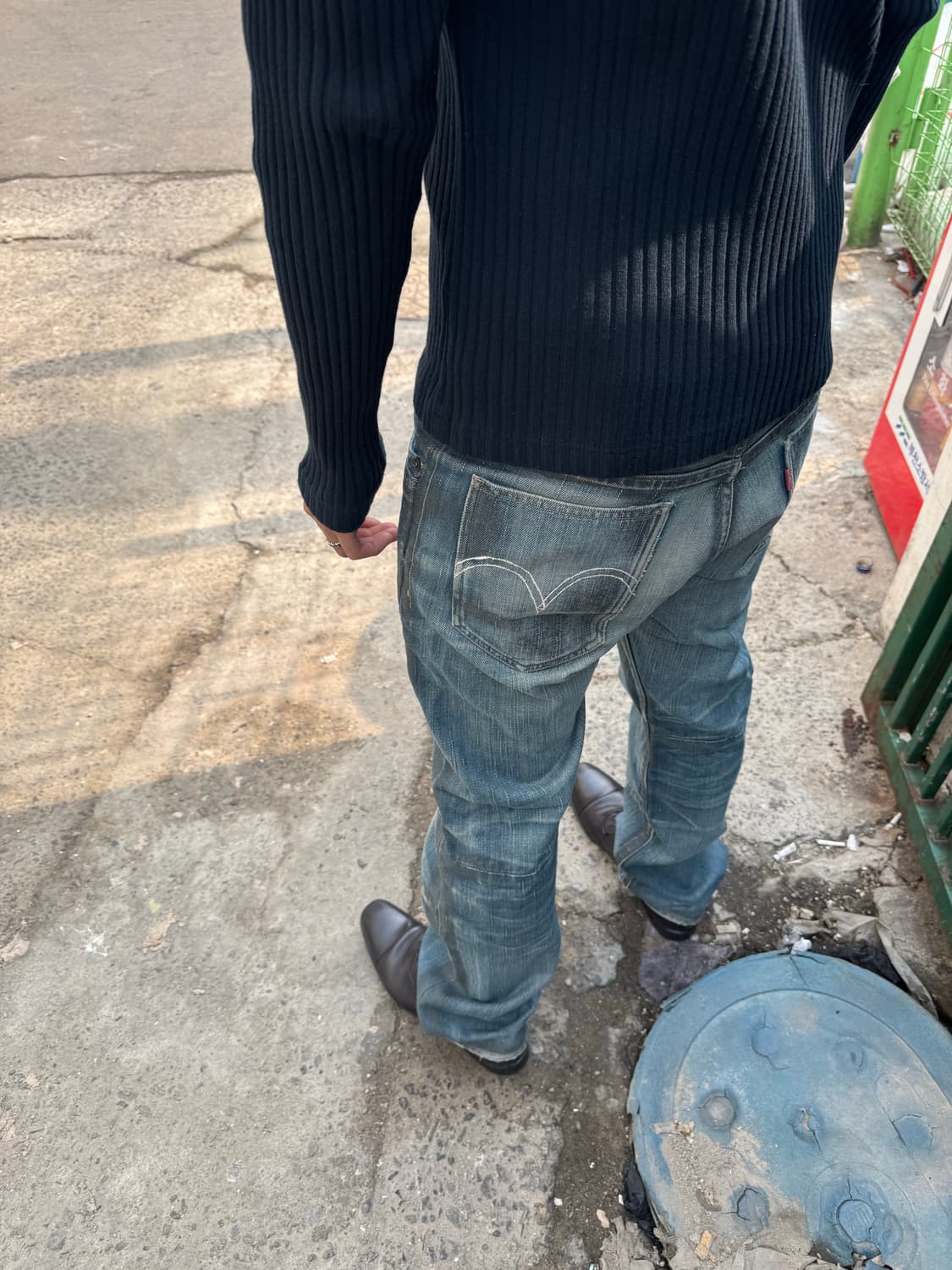 리바이스 레드탭 오일 워싱 상품이미지1