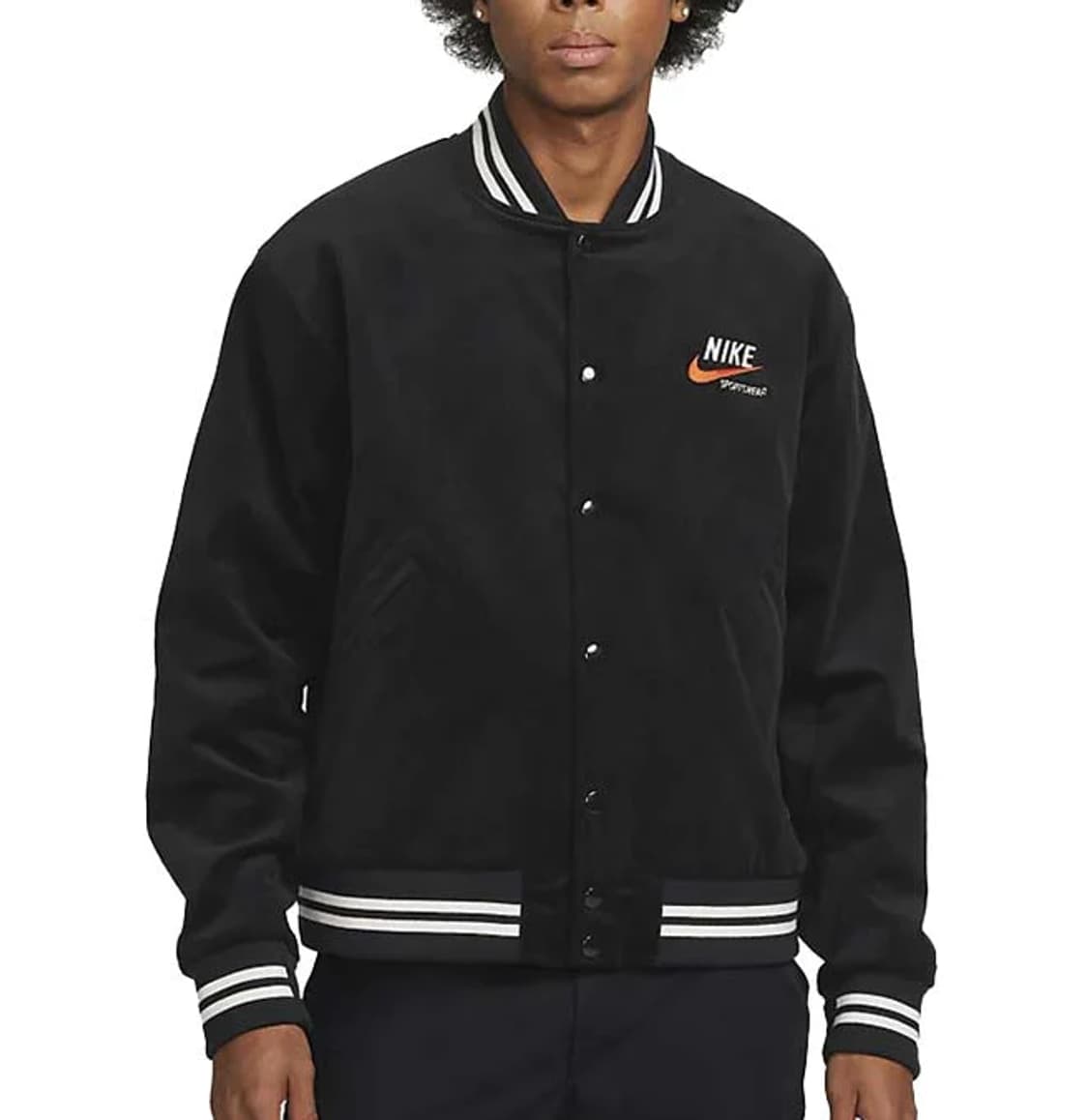 S 새제품) 체감 100 L 나이키 US NSW 봄버 바시티 자켓 간절기 상품이미지1