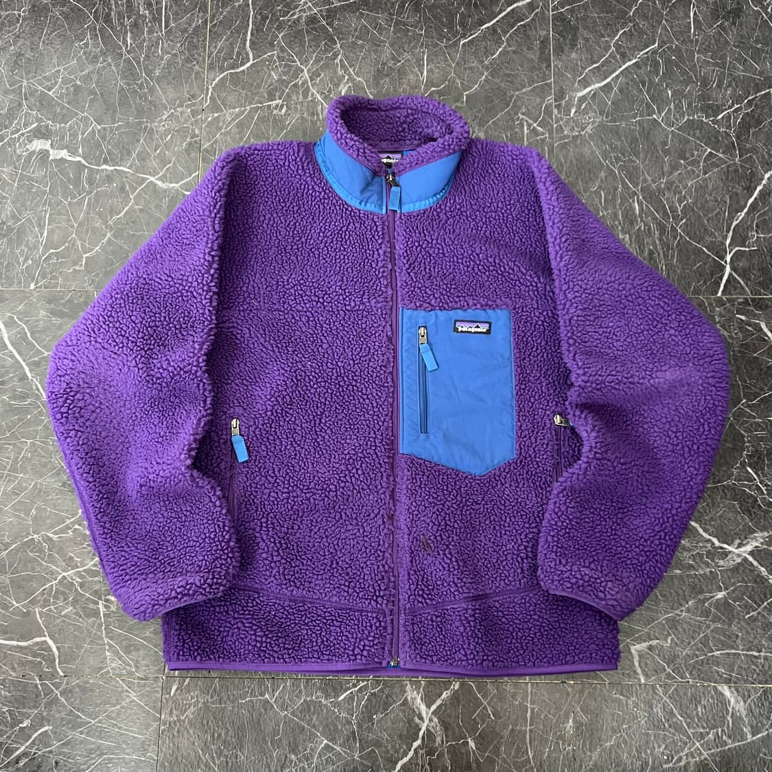 파타고니아 클래식 레트로 -X 플리스 집업 자켓 퍼플 상품이미지2