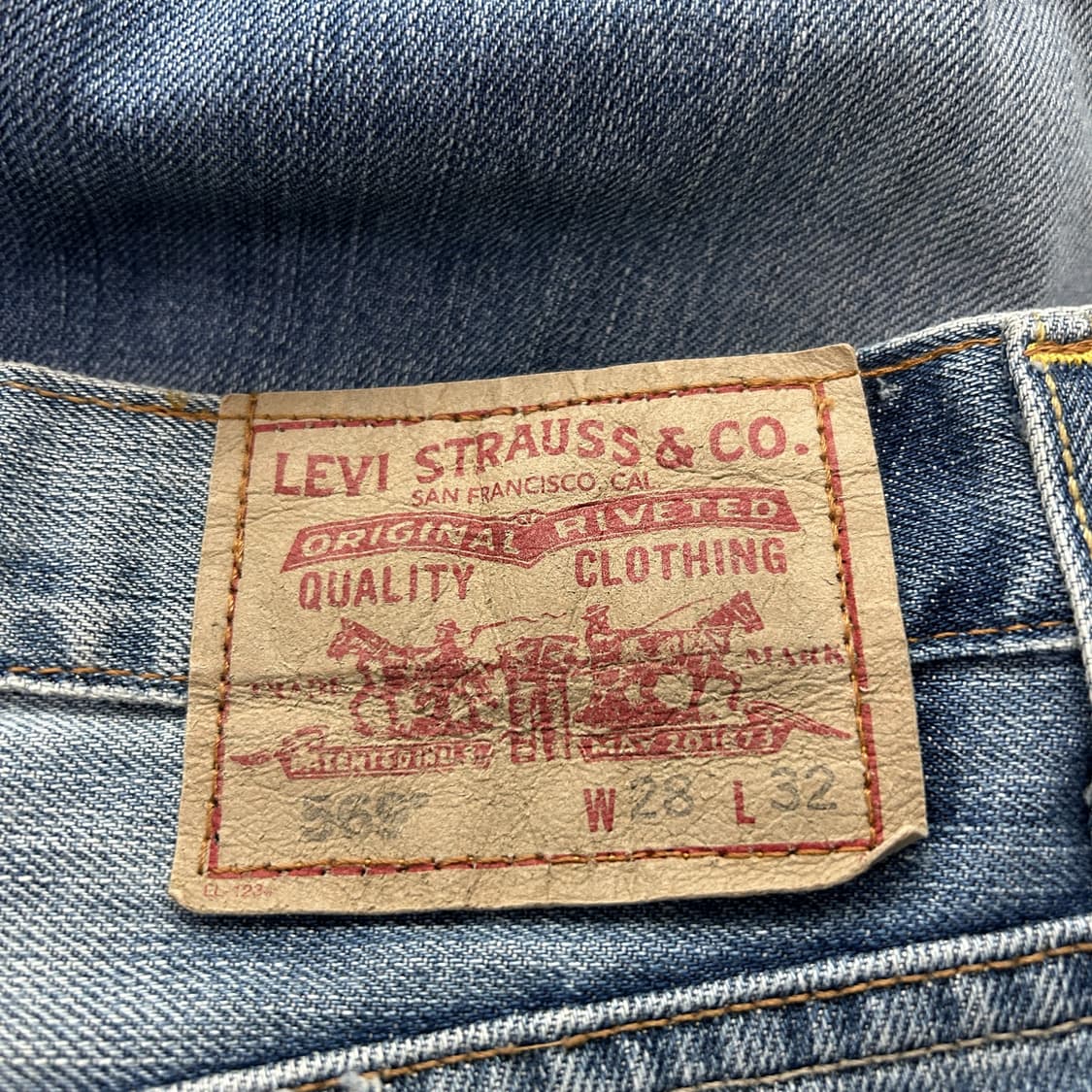 리바이스 데님팬츠 569 32 상품이미지2