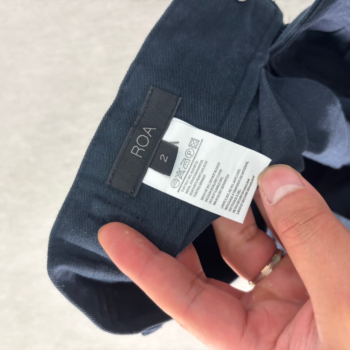 35 로아 투턱 코튼 와일드 팬츠  상품이미지4