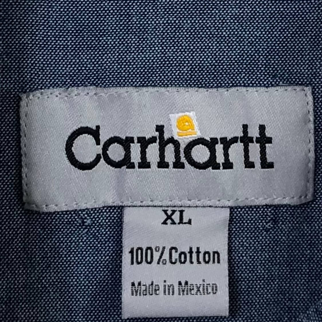 Xxl 칼하트 샴브레이 데님 셔츠 상품이미지3