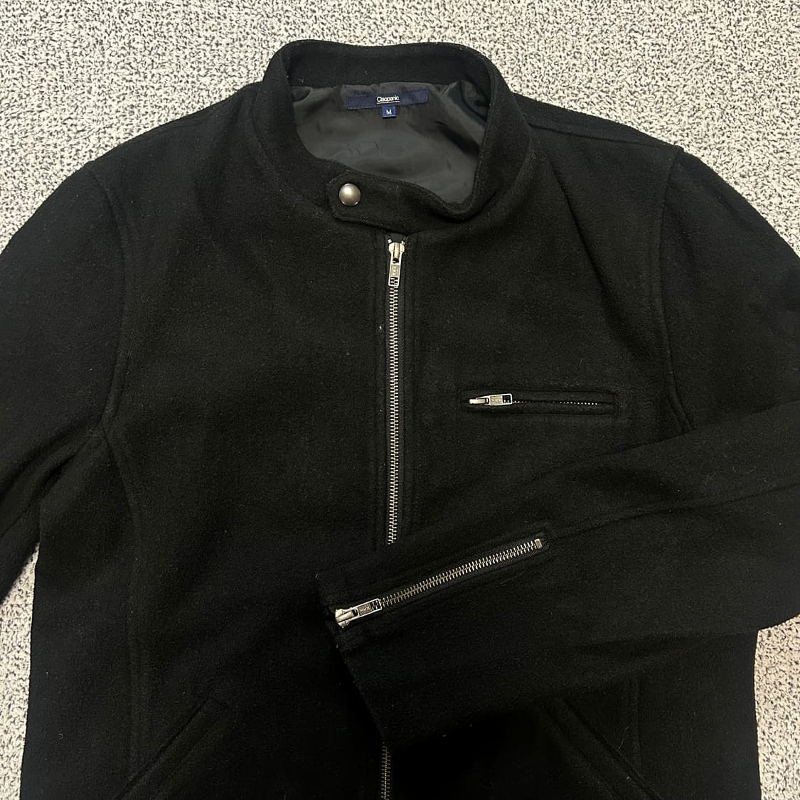 CIAOPANIC japan Black Wool Zip Jacket. 상품이미지3