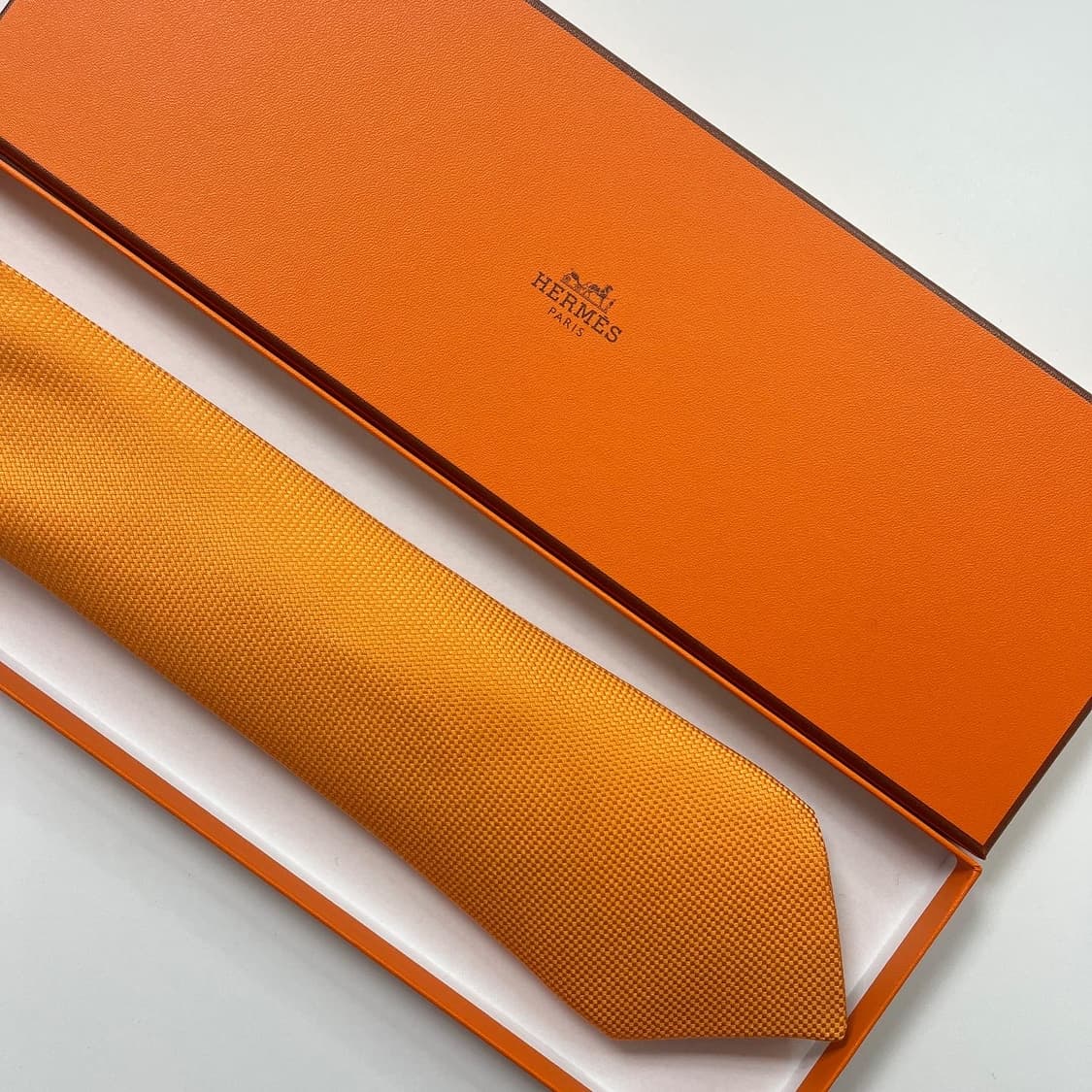 정품 명품 에르메스 넥타이 (케이스포함) 상품이미지2