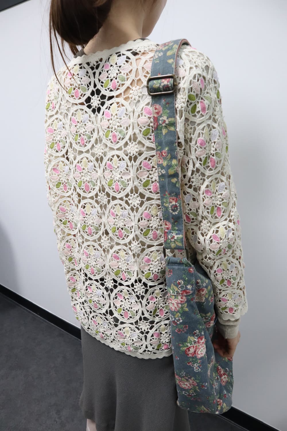 시소르타 빈티지 파스텔 크로셰 가디건 상품이미지8