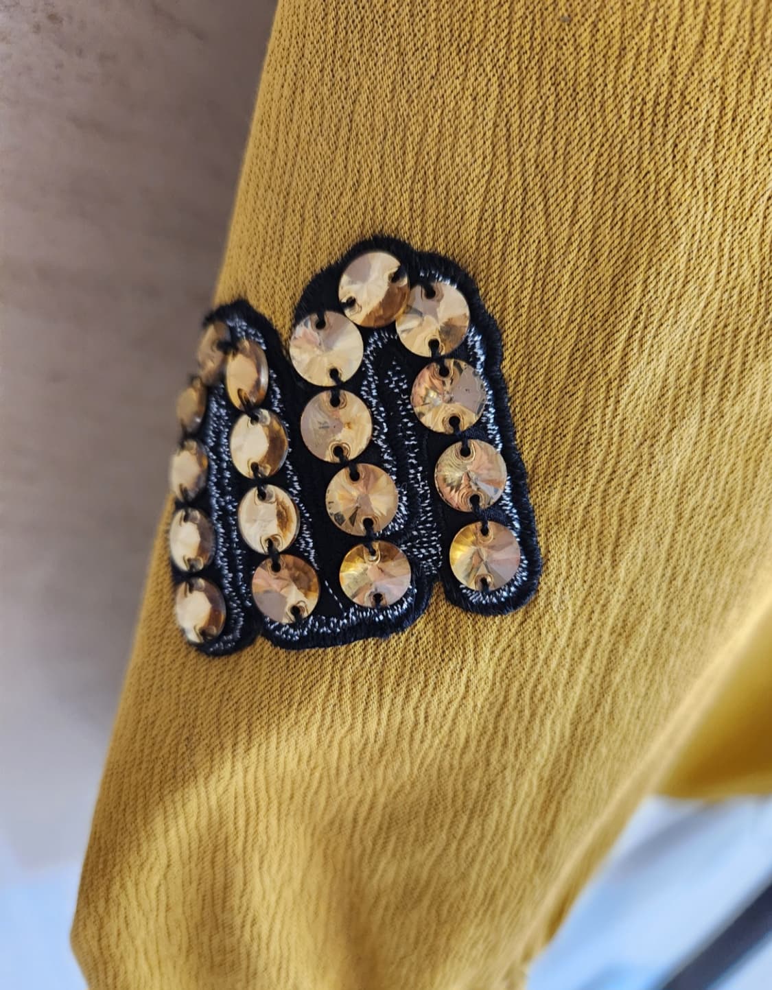 마인 비딩&시퀸 레터링 탑 55사이즈 상품이미지8