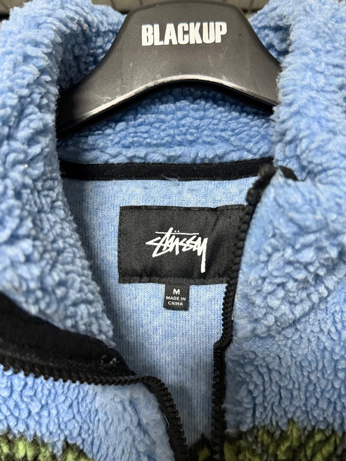 스투시 하와이안 자카드 후리스 m 상품이미지4