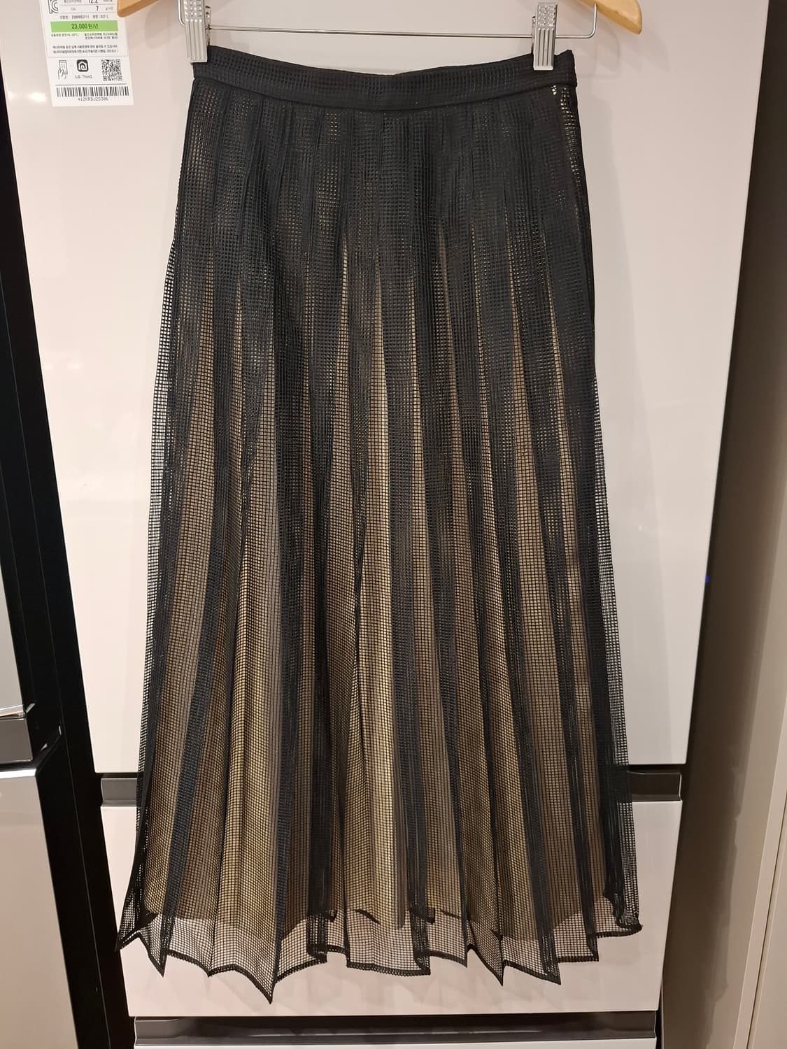 Orr 매쉬 플리츠 롱 상품이미지3