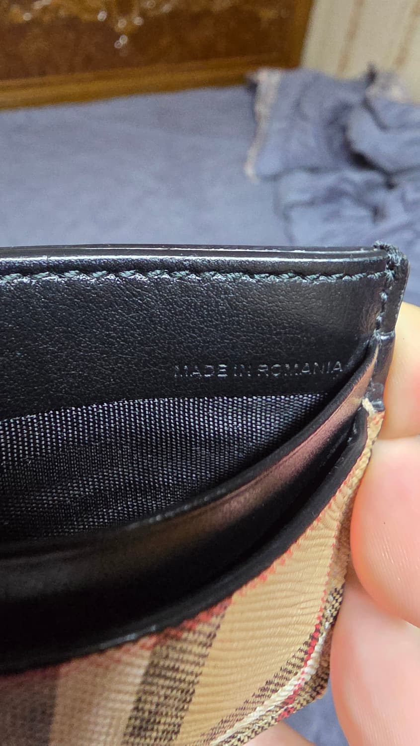 (정품) 버버리 빈티지 체크 카드지갑/남녀공용/개인/팝니다. 상품이미지6