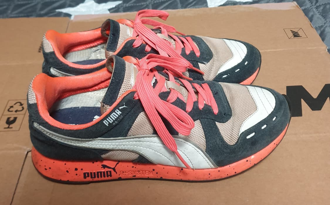 푸마 RS-100 스파클 오렌지 스니커즈 (230) 상품이미지2