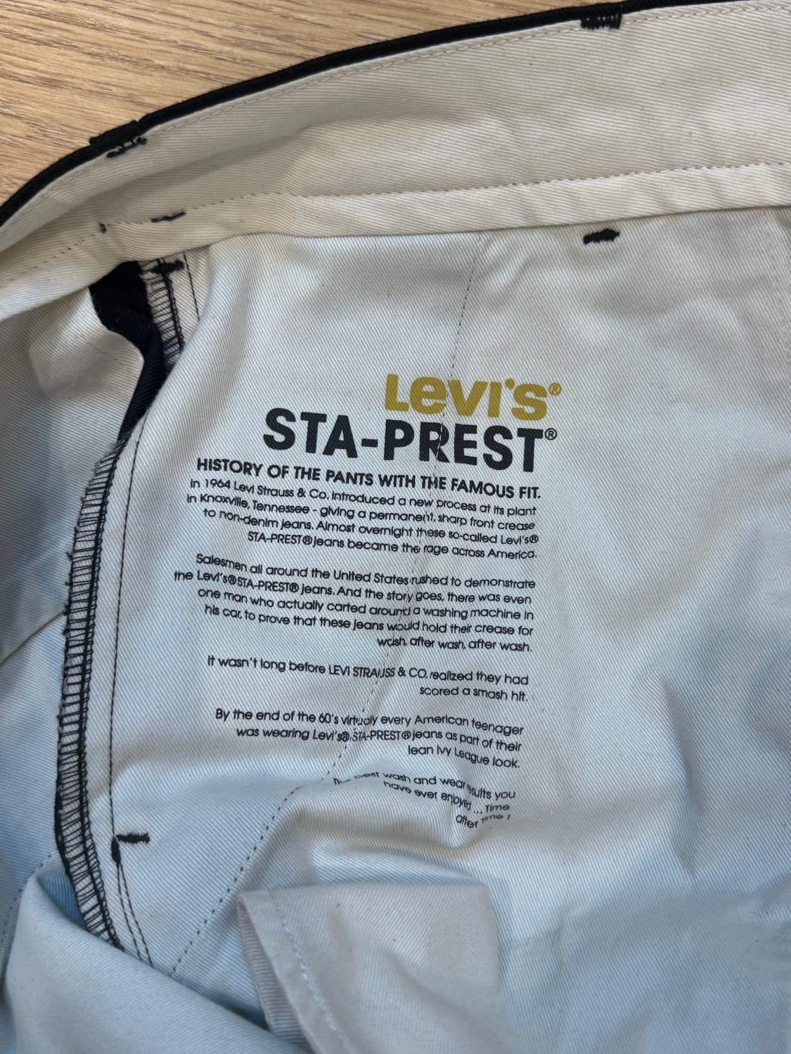 리바이스 치노팬츠 블랙 상품이미지7