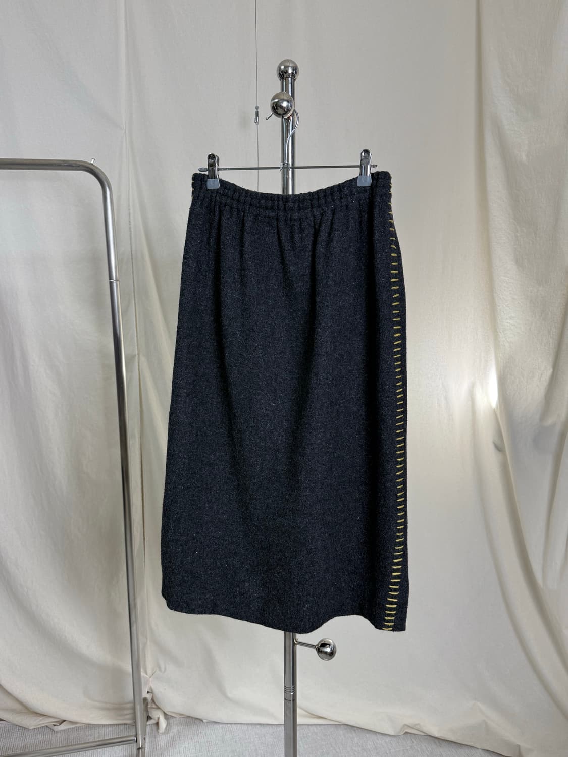 Plus oton 스티치 울 스커트 상품이미지5