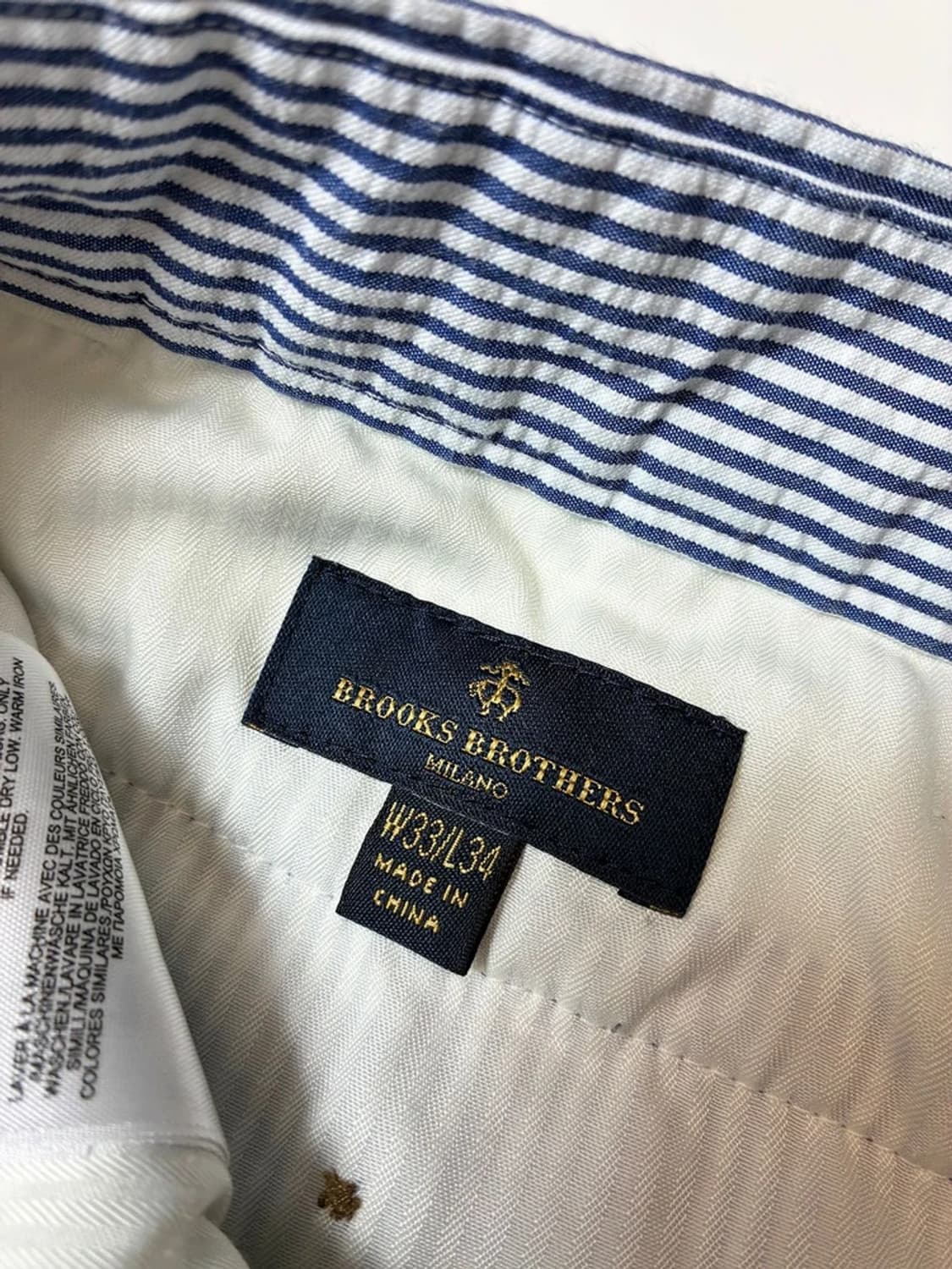 브룩스브라더스 시어서커 스트레이트 스트라이프 팬츠 PN8160 상품이미지7