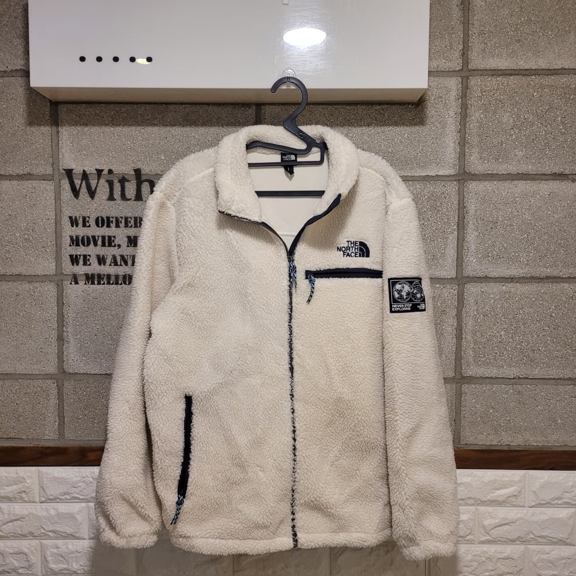 노스페이스 사이드와펜 플리스 자켓 L 상품이미지1