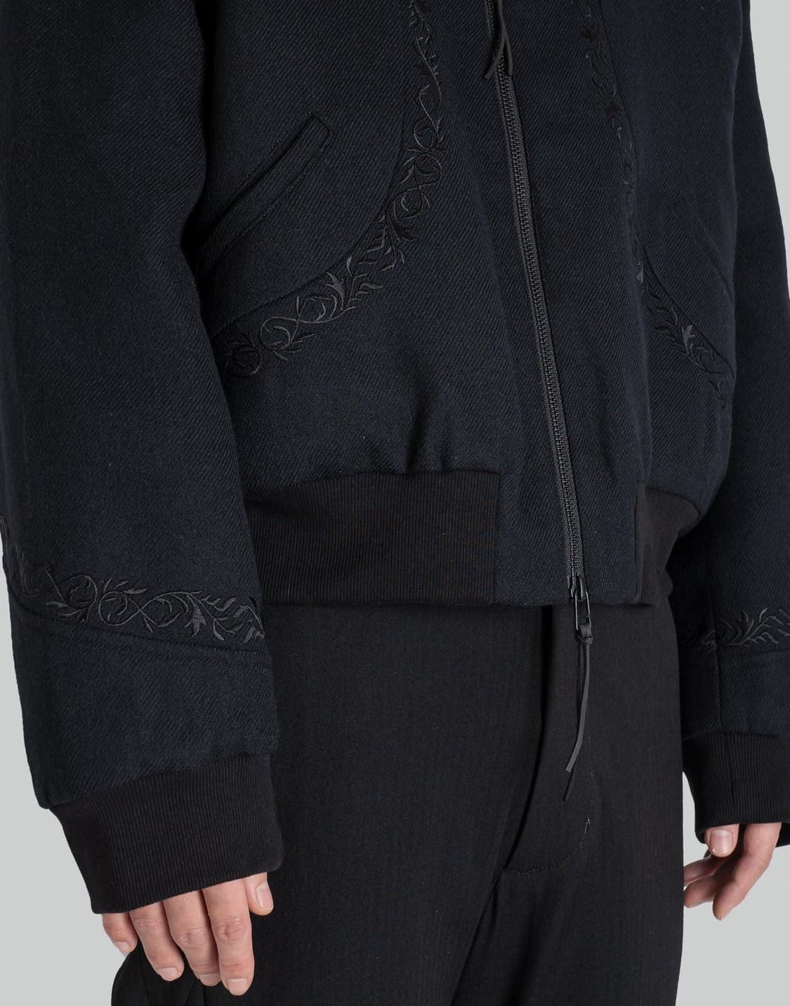 professor e 프로페서 이 엠브로이드 울 봄버 50사이즈 상품이미지2