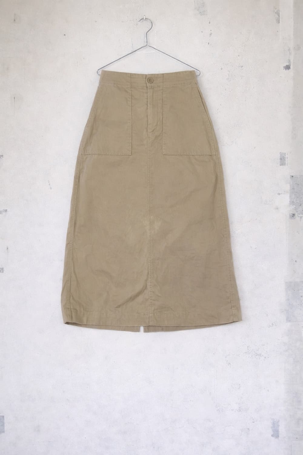 Red Collar Top + Beige Skirt Cody Set 상품이미지4